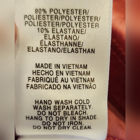 Jones New York Velvet Top with Rouching at front - Picture 6 of 6